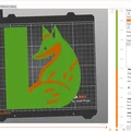 Mô hình chữ cái L hình cáo xinh xắn in 3D (Fox Alphabet) - Thumbnail 2
