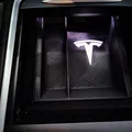 Khay console Tesla Model 3/Y (từ đời 2021) – logo rời PLA trong suốt - Thumbnail 4