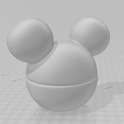 Mô hình trang trí lấy cảm hứng từ đôi tai chuột Mickey 3D