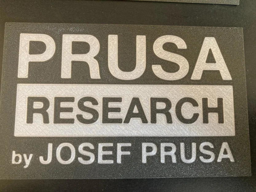 Logo Prusa Research hai màu (dual color) - Image 2
