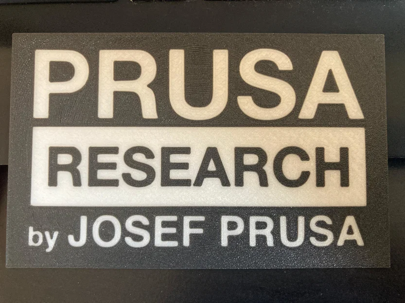 Logo Prusa Research hai màu (dual color) - Image 3