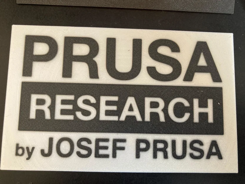Logo Prusa Research hai màu (dual color) - Image 5