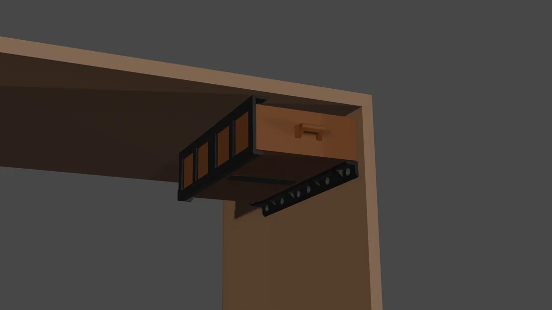 Mẫu ngăn kéo để bàn 3D tiện lợi, dễ in - Easy Printable Desk Drawer - Image 1