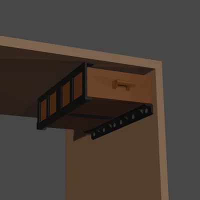 Mẫu ngăn kéo để bàn 3D tiện lợi, dễ in - Easy Printable Desk Drawer