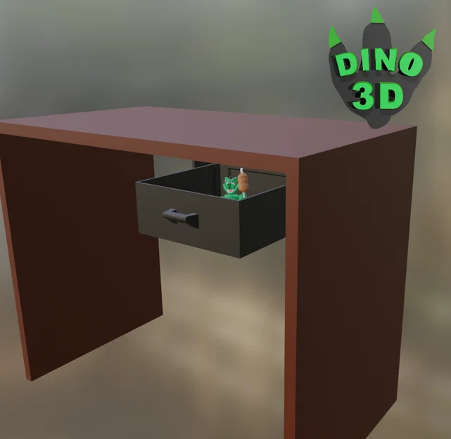 Mẫu ngăn kéo để bàn 3D tiện lợi, dễ in - Easy Printable Desk Drawer - Image 2