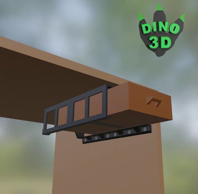 Mẫu ngăn kéo để bàn 3D tiện lợi, dễ in - Easy Printable Desk Drawer - Image 3