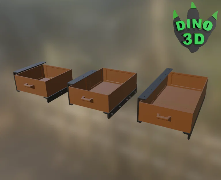 Mẫu ngăn kéo để bàn 3D tiện lợi, dễ in - Easy Printable Desk Drawer - Image 4