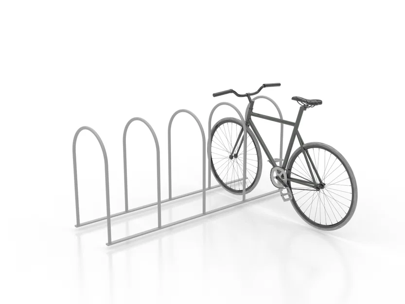 Mô hình giá để xe đạp tỉ lệ 1:48 (Bike Rack 3D Model) - Image 1