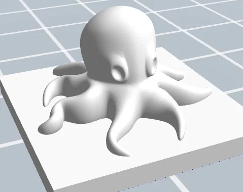 Mô hình chú bạch tuộc dễ thương (My Octopus) - Tải file STL 3D - Image 1
