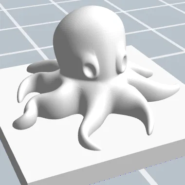 Mô hình chú bạch tuộc dễ thương (My Octopus) - Tải file STL 3D