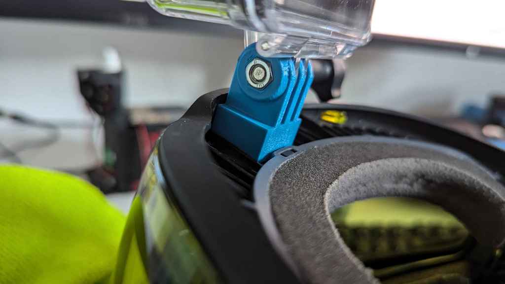 Ngàm gắn camera trên nón Dye i5 (DJI Osmo Action) - Top Mount - Image 2