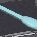 Dụng cụ hỗ trợ bôi thuốc và gãi lưng 3D in không cần support - Thumbnail 3