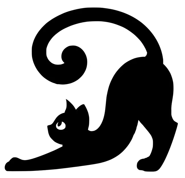Khuôn Vẽ Hình Chú Mèo (Cat Stencil) 20cm - Mẫu In 3D Dễ Thương - Image 1