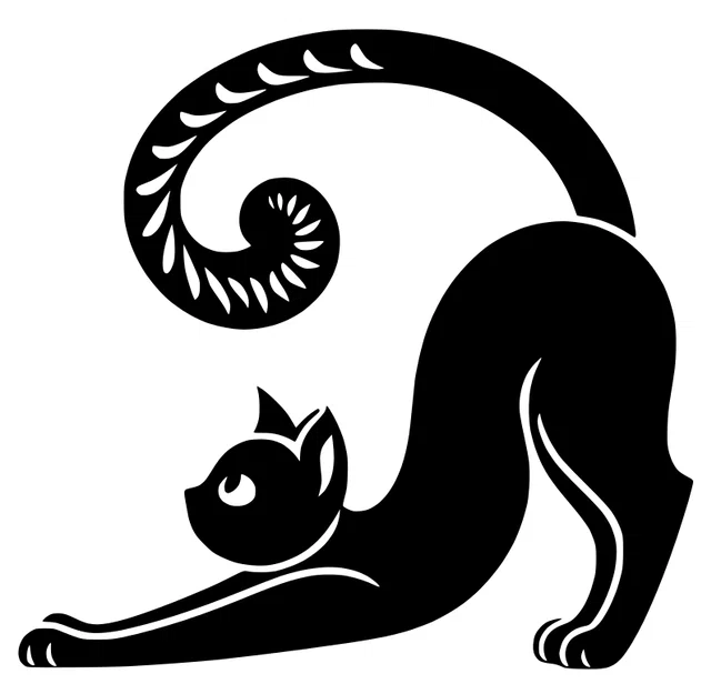Khuôn Vẽ Hình Chú Mèo (Cat Stencil) 20cm - Mẫu In 3D Dễ Thương - Image 2