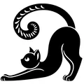 Khuôn Vẽ Hình Chú Mèo (Cat Stencil) 20cm - Mẫu In 3D Dễ Thương - Thumbnail 2
