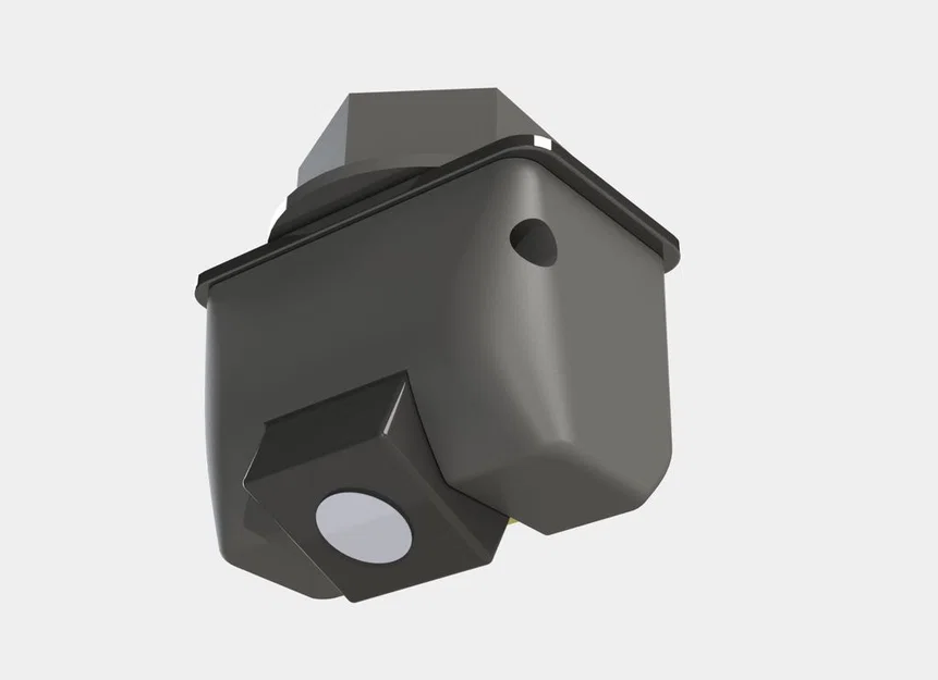 Giá đỡ camera lùi kèm đèn biển số cho xe GAZ - Image 1