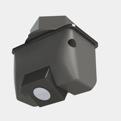 Giá đỡ camera lùi kèm đèn biển số cho xe GAZ