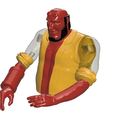 Nâng cấp Bruce Hellboy cho 3D SETS Family - Ann & Bruce