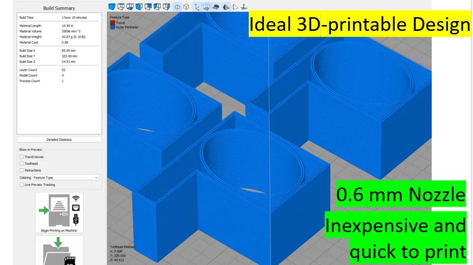 Đĩa lót/Chân kê chậu cây – Tối ưu cho in 3D - Image 6