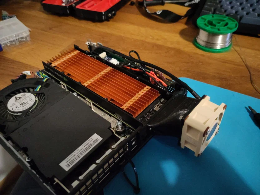 Baffle quạt 40mm cho Tesla P4 trên Thinkcentre Tiny (PCIe riser) - Image 2