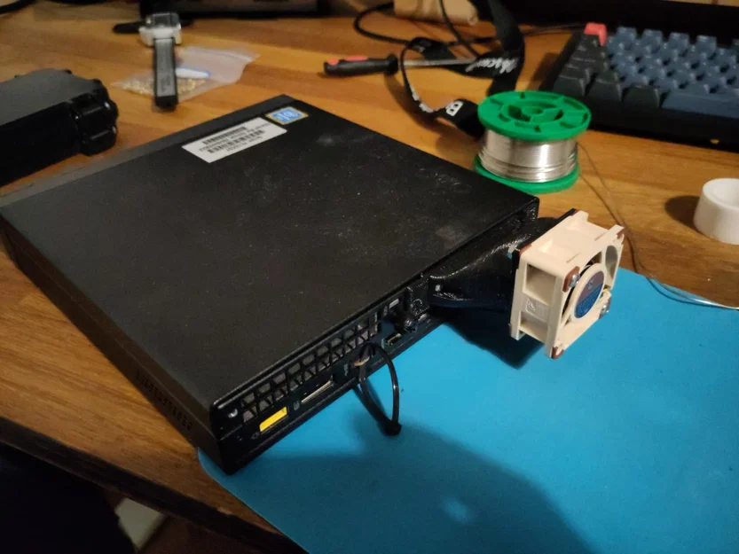 Baffle quạt 40mm cho Tesla P4 trên Thinkcentre Tiny (PCIe riser) - Image 3