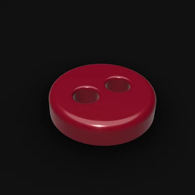 Mô hình nút áo đơn giản cho in 3D (Button)