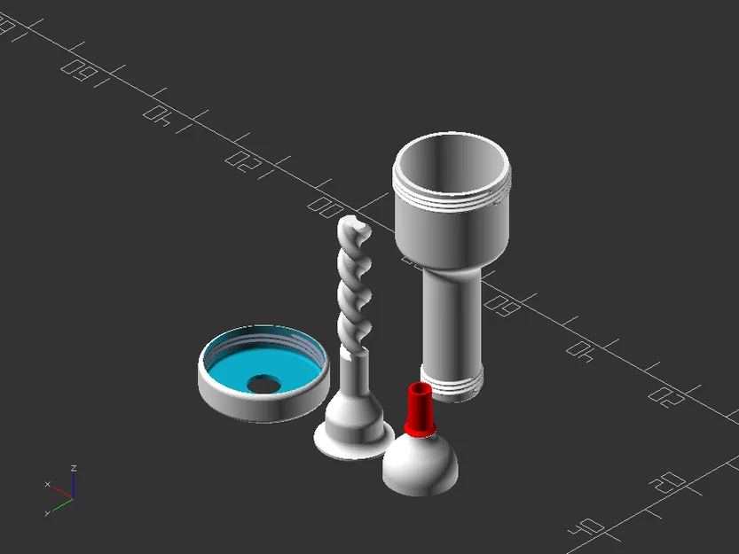 Bộ bơm mỡ và keo dạng sệt (Cycloidal Paste Extruder) in 3D tiện dụng - Image 2