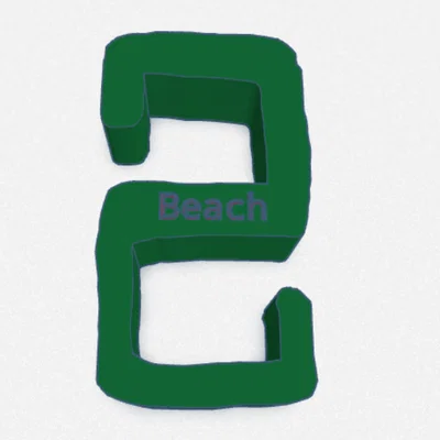 Móc treo đồ đi biển đa năng (Beach Holder) - Phụ kiện in 3D hữu ích