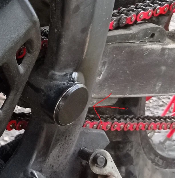 Nắp che ốc khung xe Rieju MRT - Phụ kiện 3D bảo vệ thẩm mỹ - Image 1
