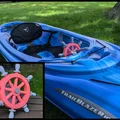 Kẹp Gắn Bánh Lái Tàu Cho Kayak (Kayak Ship Wheel Clamp Mount) - Thumbnail 1