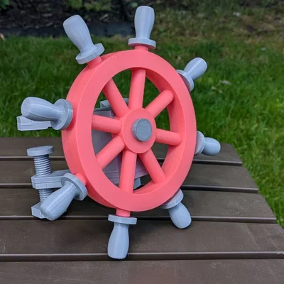 Kẹp Gắn Bánh Lái Tàu Cho Kayak (Kayak Ship Wheel Clamp Mount)