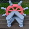 Kẹp Gắn Bánh Lái Tàu Cho Kayak (Kayak Ship Wheel Clamp Mount) - Thumbnail 6