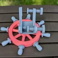 Kẹp Gắn Bánh Lái Tàu Cho Kayak (Kayak Ship Wheel Clamp Mount) - Thumbnail 10