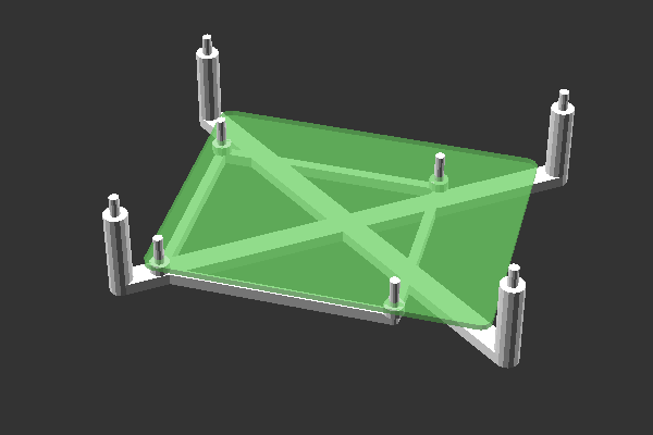 Pi-like-stack: case Raspberry Pi stackable tuỳ biến (OpenSCAD/SCAD) - Image 1
