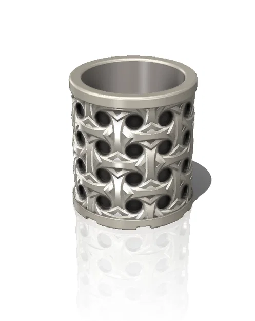 Chậu cây họa tiết (Pattern planter pot) - Image 1