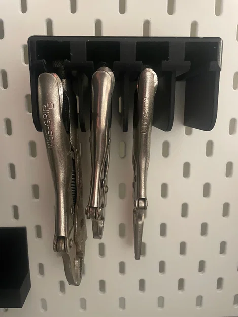 Giá treo kìm chết (Vice Grip) gắn bảng Ikea Skadis tiện lợi - Image 1