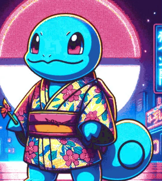 Pokemon Squirtle Lithophane Color - Image 2