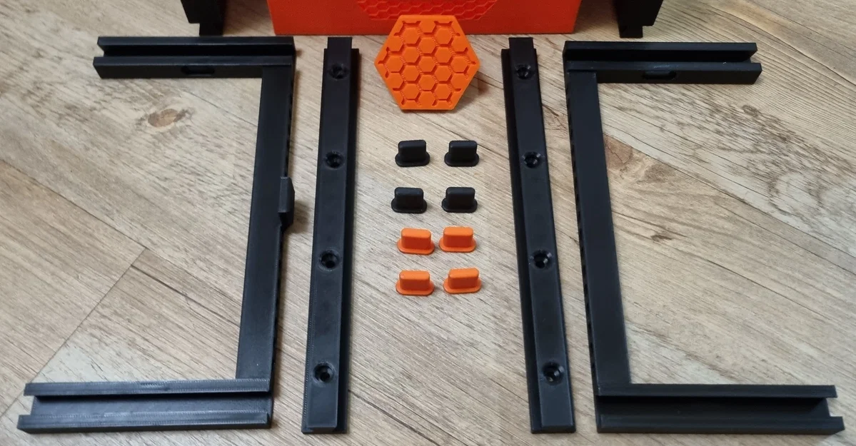 Ngăn kéo Gridfinity (Schublade/Drawer) gắn dưới bàn hoặc kệ - Image 3