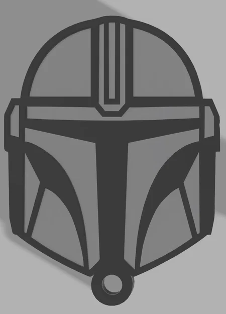 Móc khóa Mandalorian & Grogu 3D - This Is The Way - Image 3