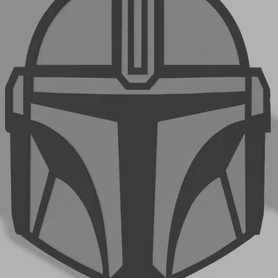 Móc khóa Mandalorian & Grogu 3D - This Is The Way