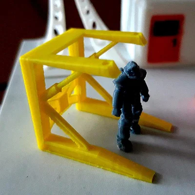Mô hình 3D Fallout Power Armor Station - Trạm bảo trì cho mô hình