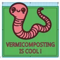 Mô hình 3D chú giun đất đáng yêu cho giáo dục Vermicomposting - Thumbnail 6
