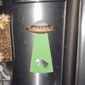 Nam châm tủ lạnh UFO phát sáng trong bóng tối (Glow-in-the-Dark) - Thumbnail 1