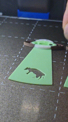 Nam châm tủ lạnh UFO phát sáng trong bóng tối (Glow-in-the-Dark) - Image 3