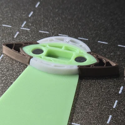 Nam châm tủ lạnh UFO phát sáng trong bóng tối (Glow-in-the-Dark)