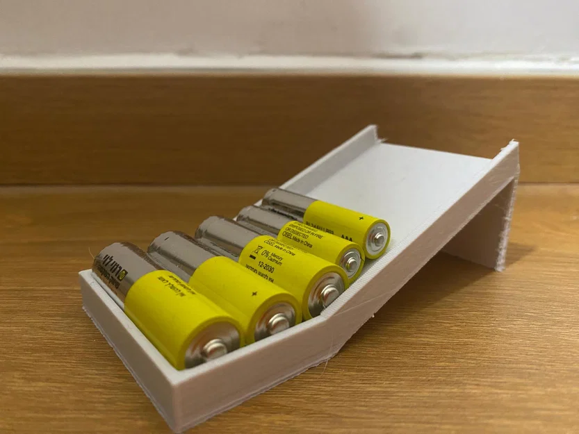 Khay/Ống Nhả Pin AA + AAA (Battery Dispenser/Holder) In 3D - Image 1