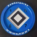 Đế lót ly HSV Coaster - Mẫu in 3D dành cho fan Hamburger SV - Thumbnail 2