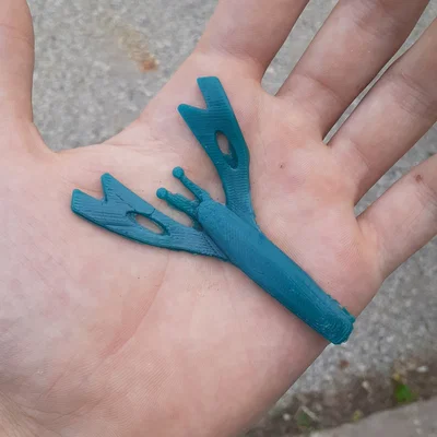 Khuôn đúc mồi giả hình tôm càng 3 inch (V2) - Tự làm mồi câu cá