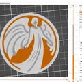 Mặt dây chuyền 3D hình thiên thần 3 màu đẹp mắt - Thumbnail 4