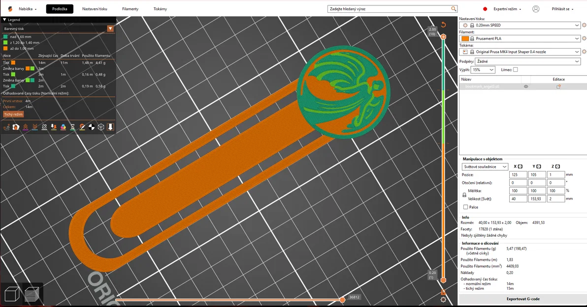 Kẹp sách hình thiên thần (Angel Bookmark) in 3D đẹp mắt - Image 1